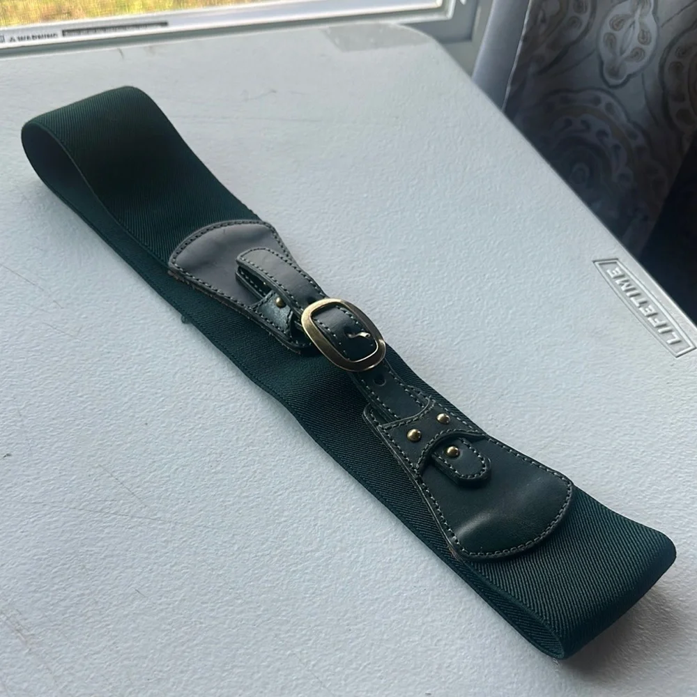 Green Leather Men's Bag
